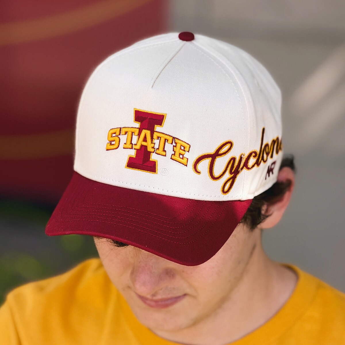 No Rivals I-State White Halftime Hat front